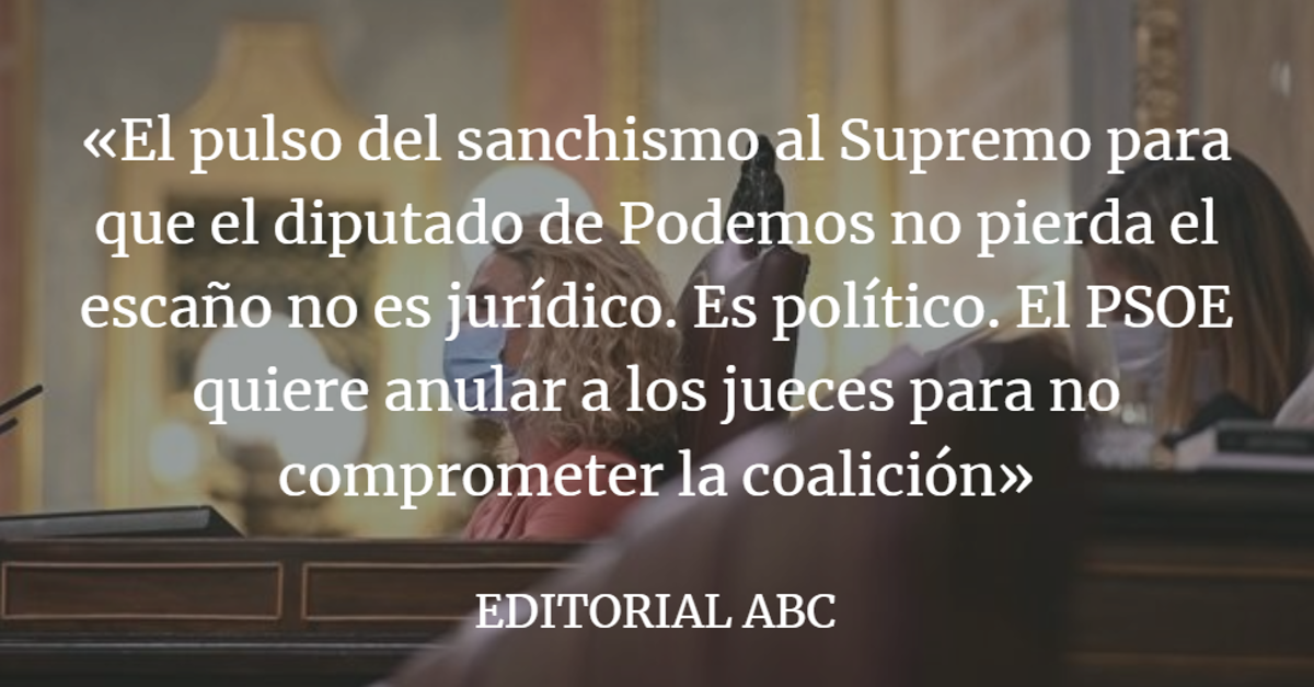 Editorial ABC: Batet solo puede perder