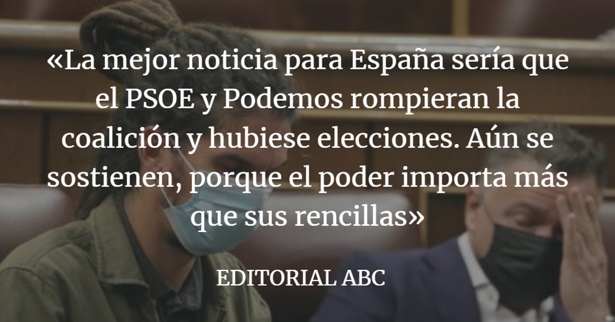 Editorial ABC: Podemos desafía a Sánchez