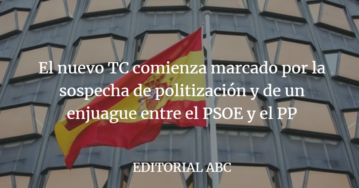 Editorial ABC: El TC, ante el desafío de recuperar el prestigio