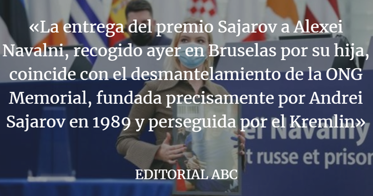 Editorial ABC: Abandono y soledad de los demócratas rusos