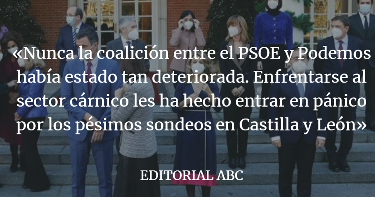 Editorial ABC: Un Gobierno desquiciado