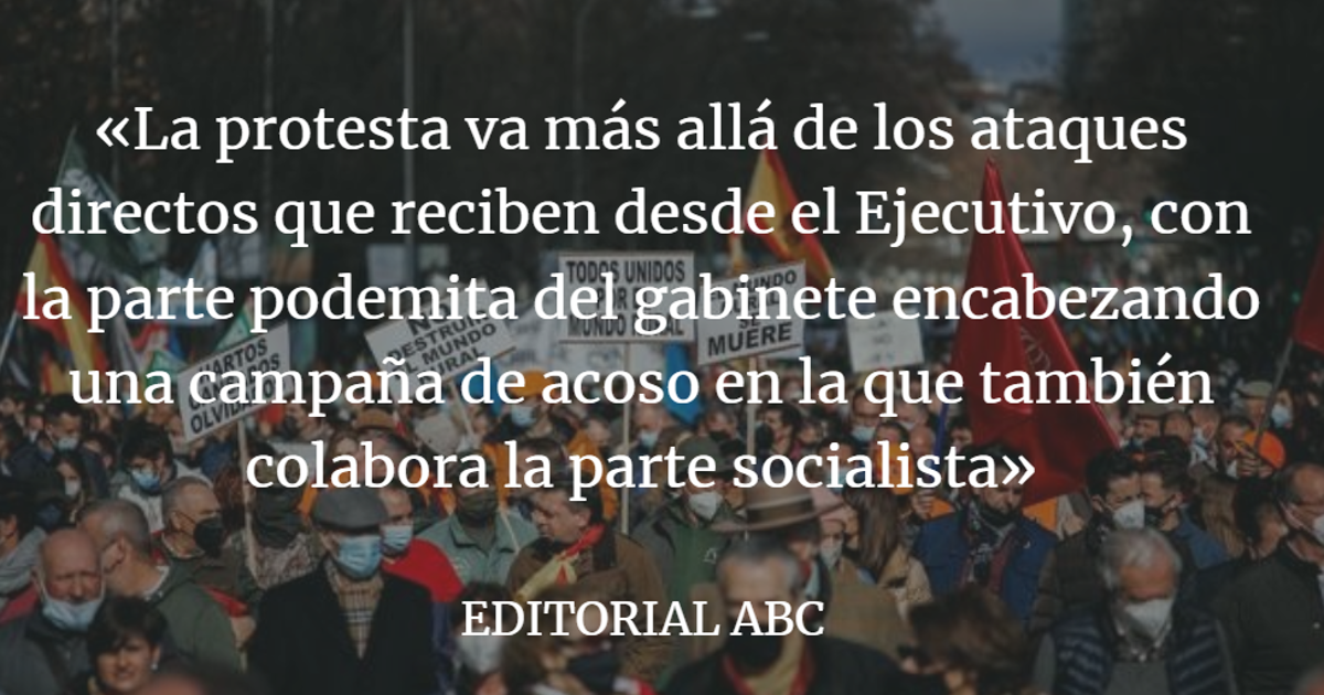 Editorial ABC: La España rural se harta y dice basta al Gobierno