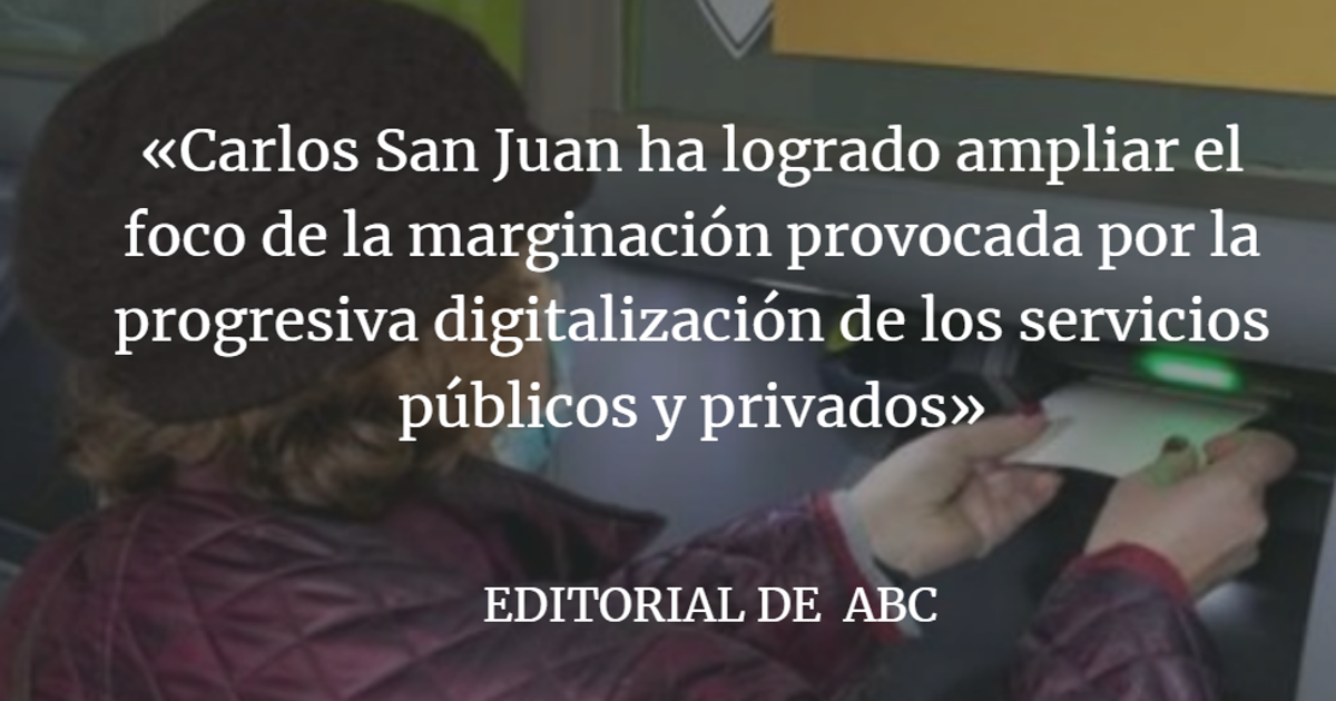 Editorial ABC: La transformación digital deja a muchos atrás