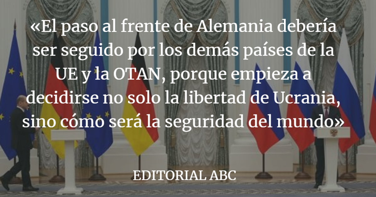 Editorial ABC: Es vital otra seguridad europea