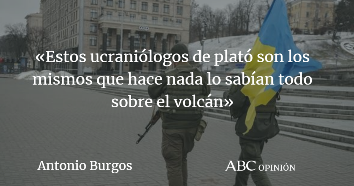 Antonio Burgos: Quiero ser ucraniólogo