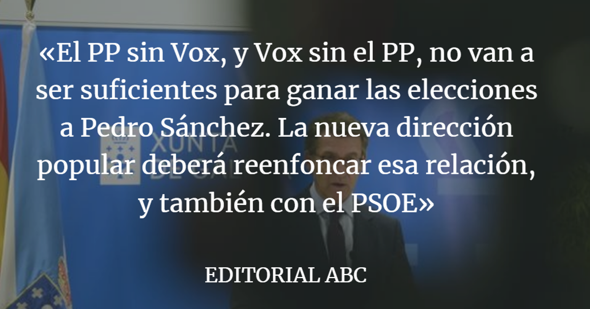 Editorial ABC: Los complejos retos de Feijóo