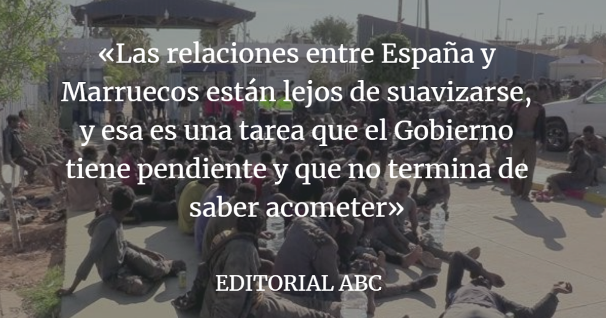 Editorial ABC: Malestar con Marruecos por la avalancha de inmigrantes