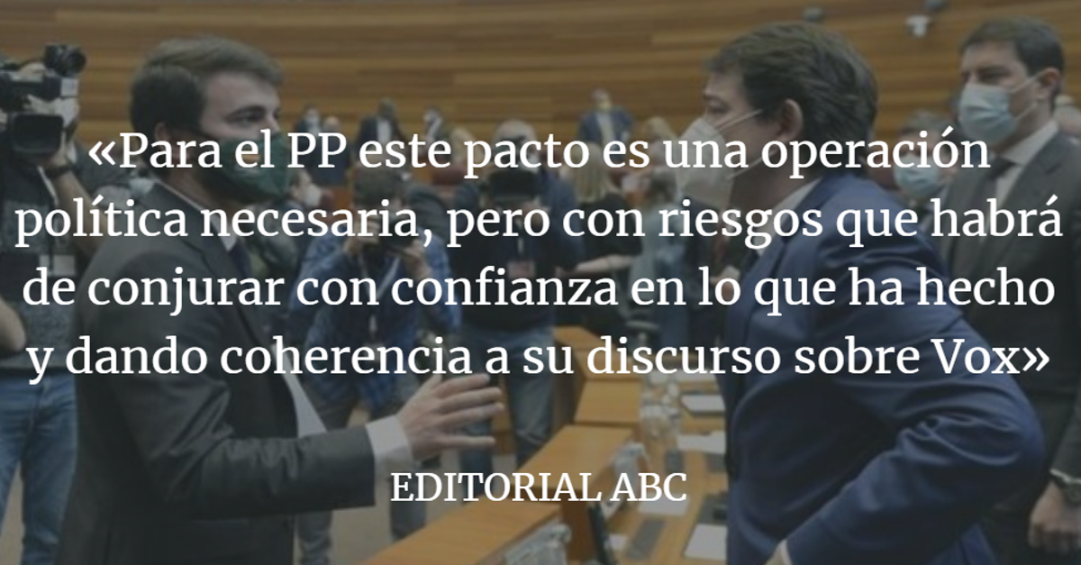 Editorial ABC: Un pacto legítimo