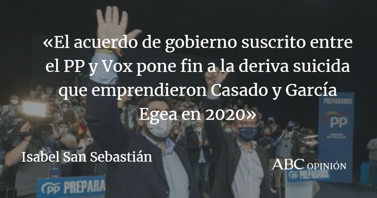 Isabel San Sebastián: Feijóo reconstruye la alternativa