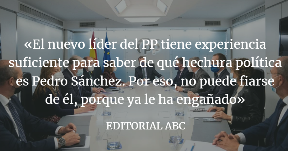 Editorial ABC: Feijóo y la trampa del consenso