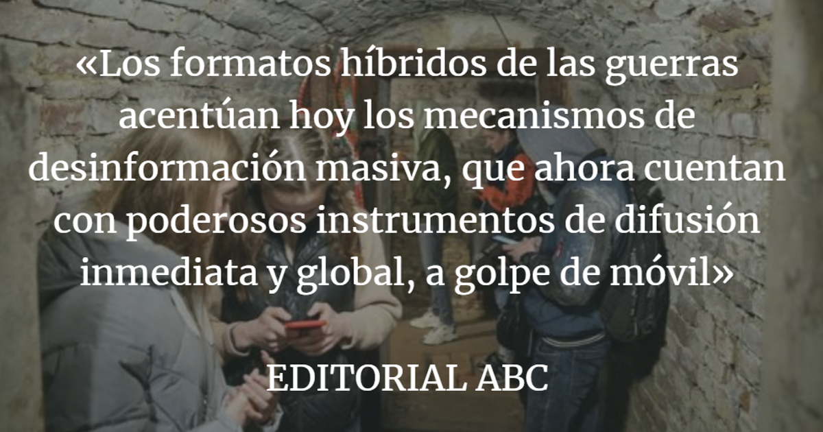 Editorial ABC: La verdad es la otra batalla