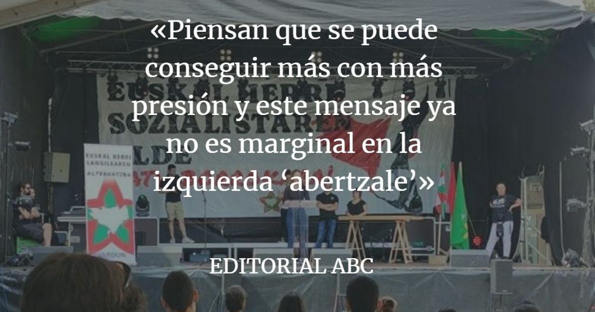 Editorial ABC: Los cachorros de ETA aúllan