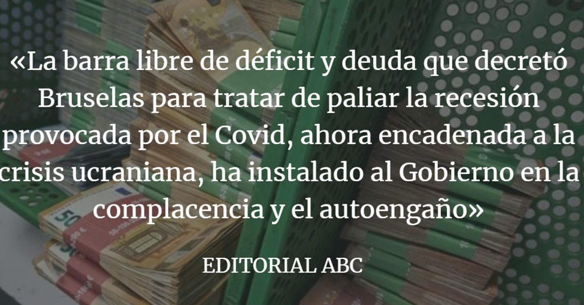 Editorial ABC: Un escenario letal para la deuda española