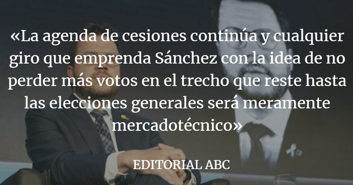 Editorial ABC: El Gobierno trata de mantener al separatismo