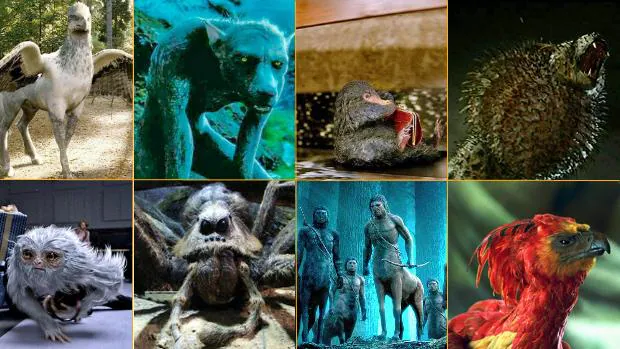 Bestiario de criaturas mágicas de «Animales fantásticos y dónde encontrarlos»