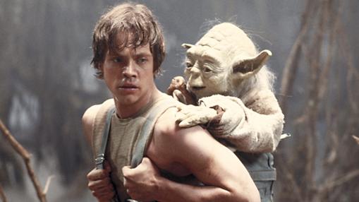 Mark Hamill, en una de sus primeras apariciones como Luke Skywalker