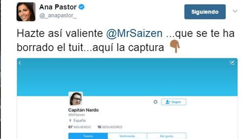 Ana Pastor, amenazada tras un comentario sobre el atentado de Londres: «Ojalá te toque de cerca»