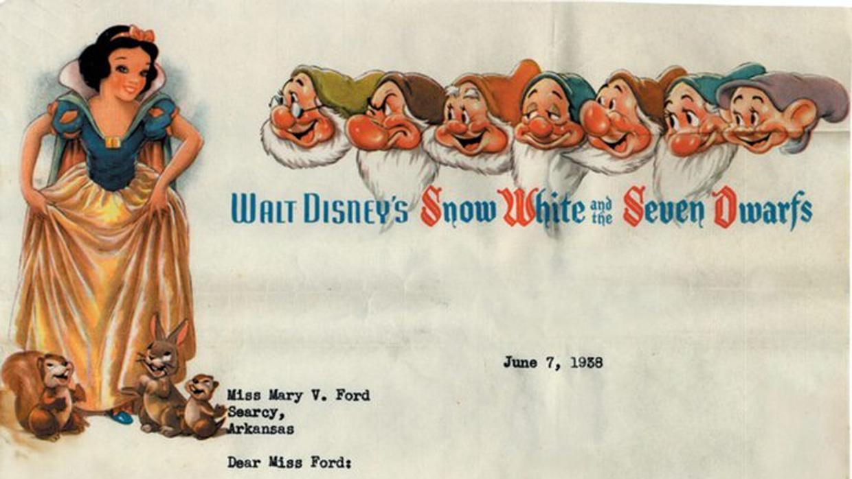 La carta de 1938 en la que Disney rechaza a una mujer porque «el trabajo es para hombres»