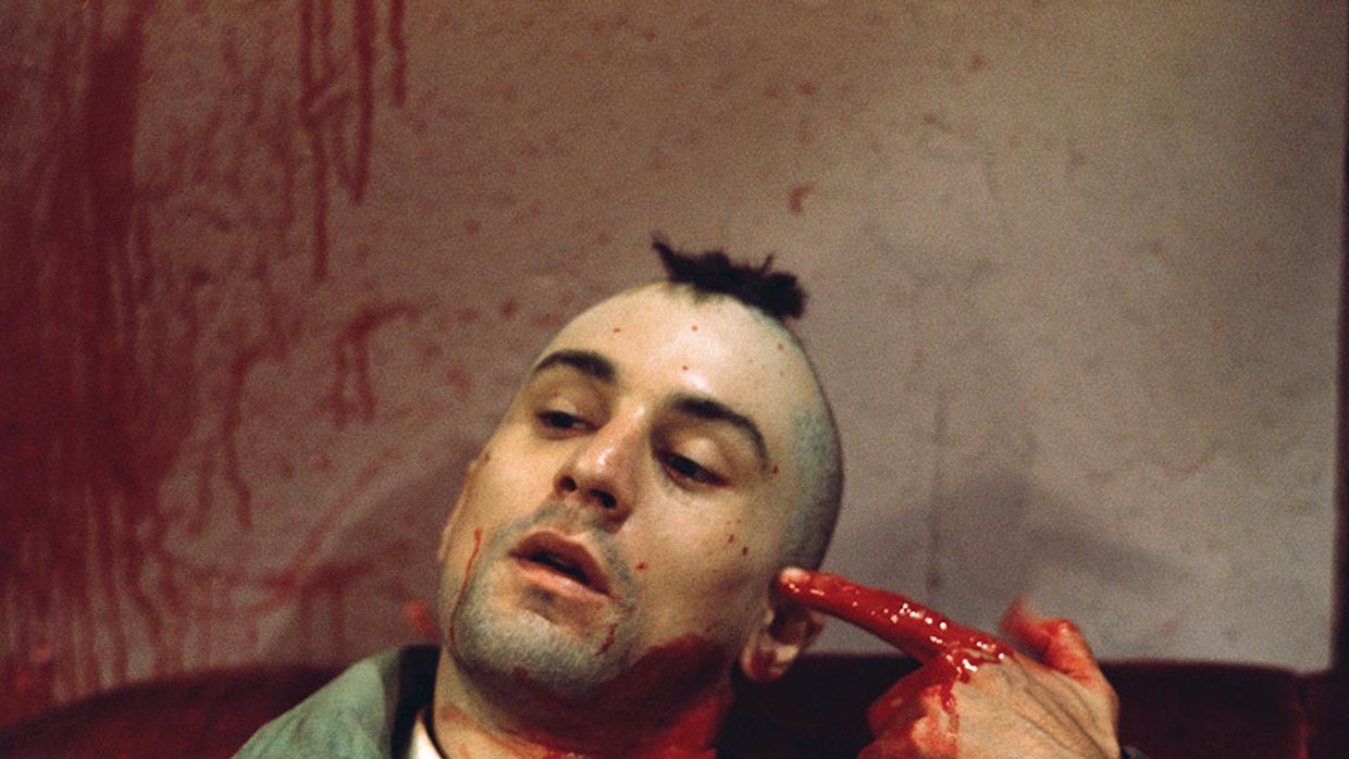 Robert de Niro en una escena de la película «Taxi driver»