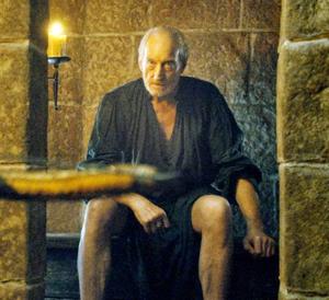 Tywin Lannister, momentos antes de ser asesinado