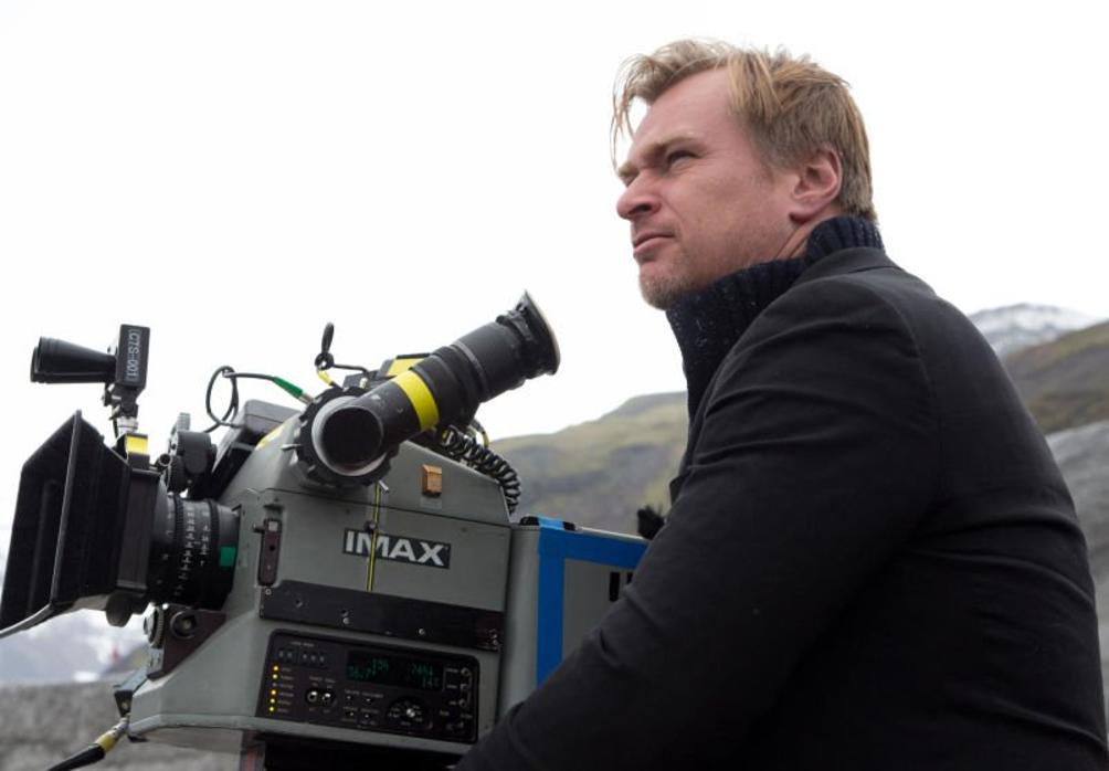 Christopher Nolan, durante el rodaje de «Interstellar»
