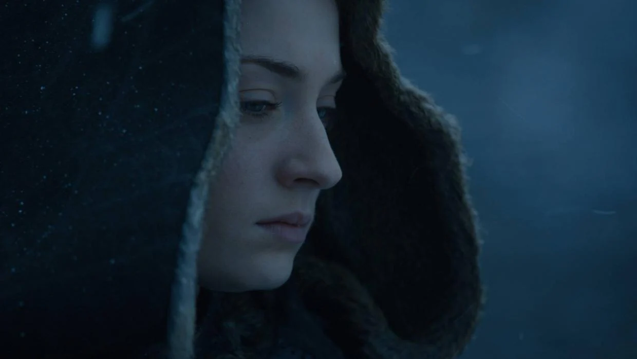 Sansa Stark en el último capítulo de la séptima temporada de «Juego de tronos»