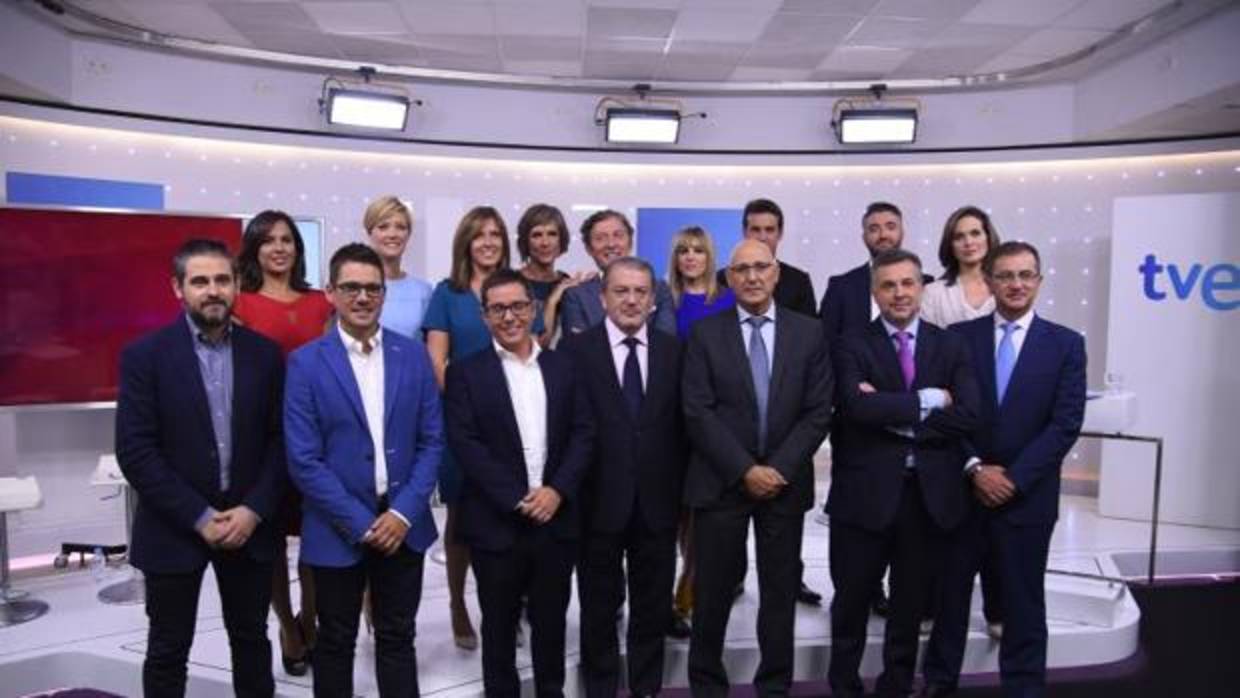La alineación del nuevo equipo de TVE