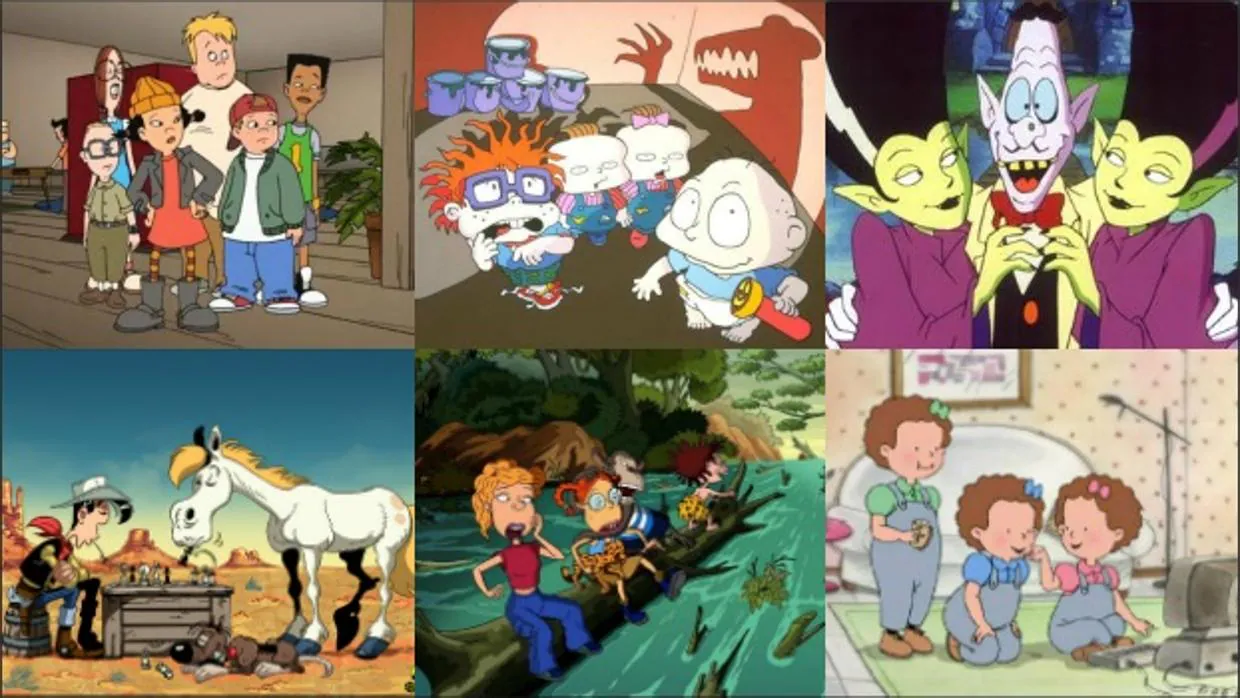 Series de animación como «La banda del patio», «Rugrats» y «Las tres mellizas» marcaron una generación