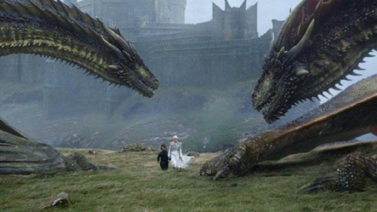 Los gigantescos dragones que protagonizan la serie