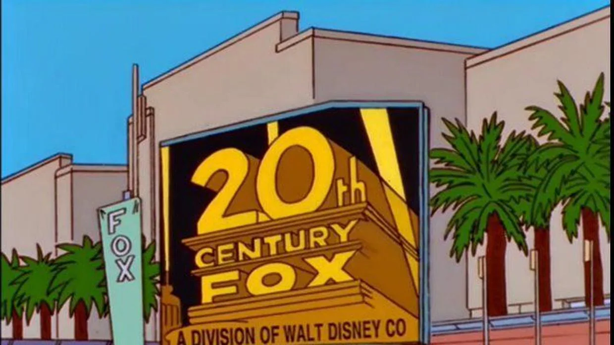 Fotograma del capítulo de «Los Simpson» que anticipó la transacción entre Fox y Disney