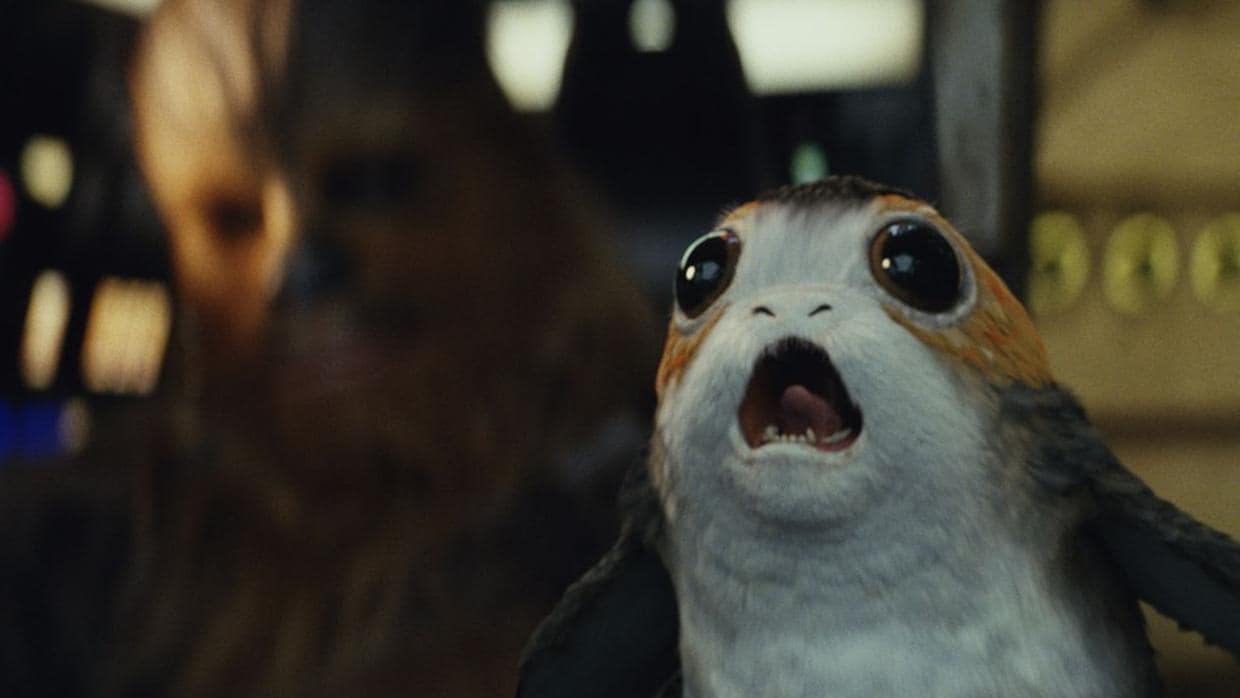 Los «porgs» han aparecido por primera vez en la última película de Star Wars
