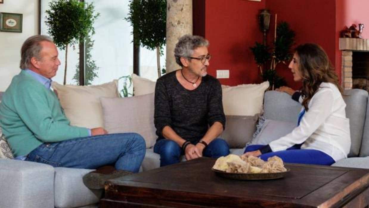 BErtín Osborne y Paz Padilla hablan con Rodolfo Chikilicuatre en «Mi casa es la tuya»