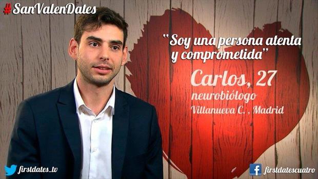 La incómoda sorpresa de un comensal de «First Dates» cuando los padres de su pareja aparecieron en plató