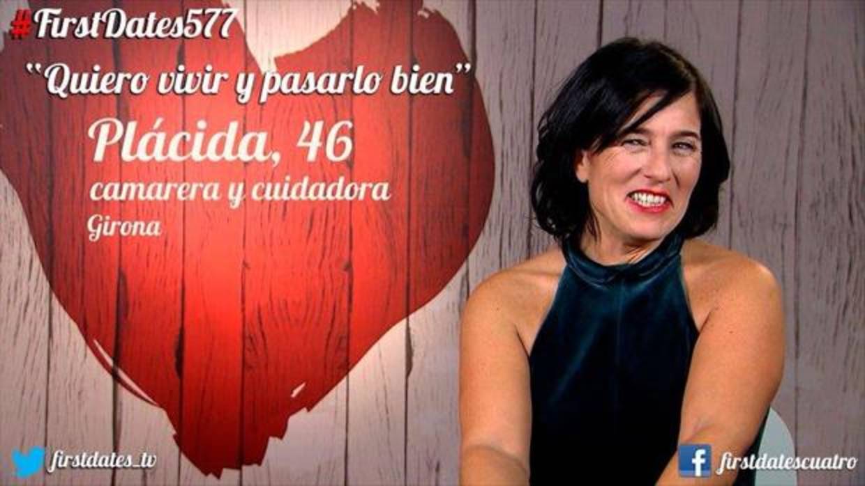 Plácida metió la pata durante la cita pero se fue a casa con pareja