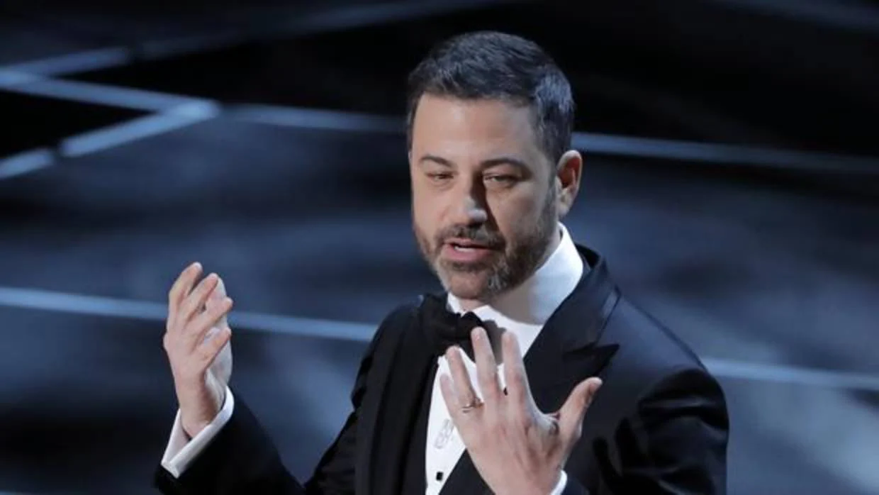 Jimmy Kimmel, presentador de la gala, que por primera vez bajó de 30 millones de espectadores