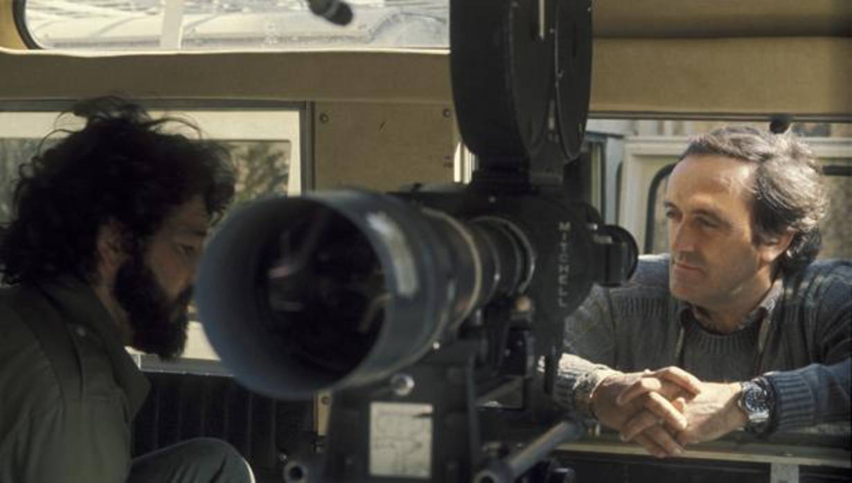 Félix Rodríguez de la Fuente grabando «El hombre yl