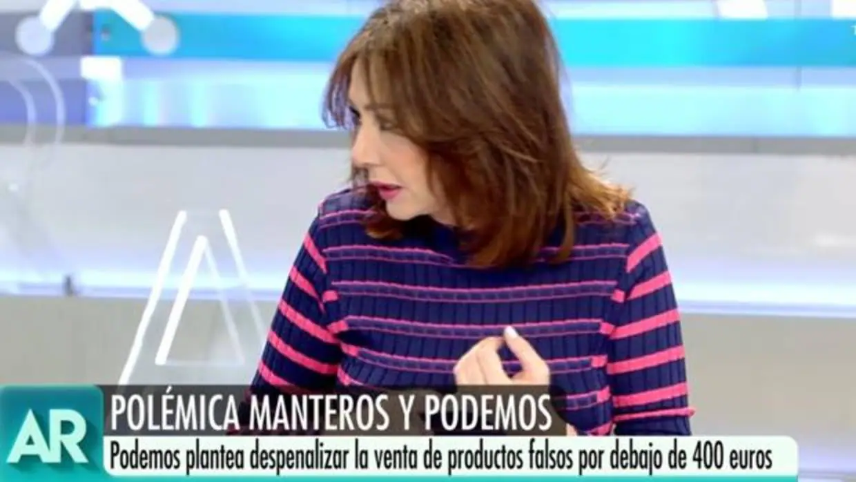 Ana Rosa, en el programa de ayer, con el tema que ABC llevó a su portada