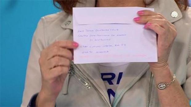 La carta en la que Ana Julia explica a Ana Rosa su versión del asesinato de Gabriel