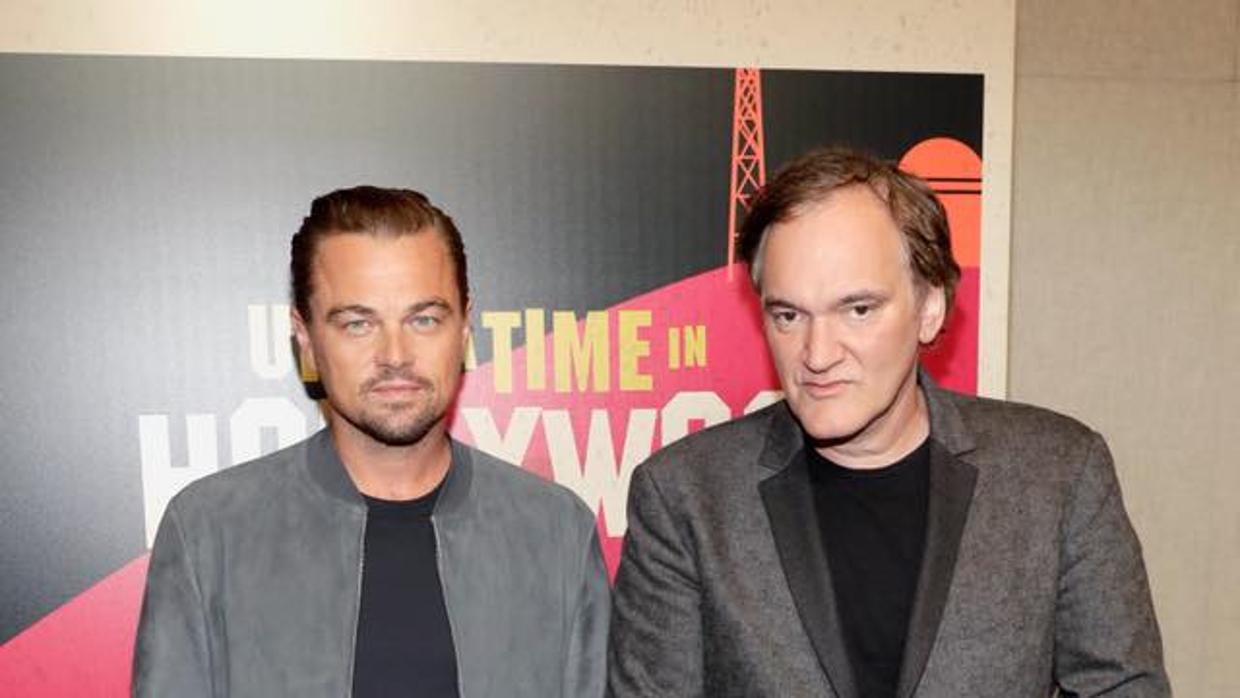DiCaprio y Tarantino en CinemaCon