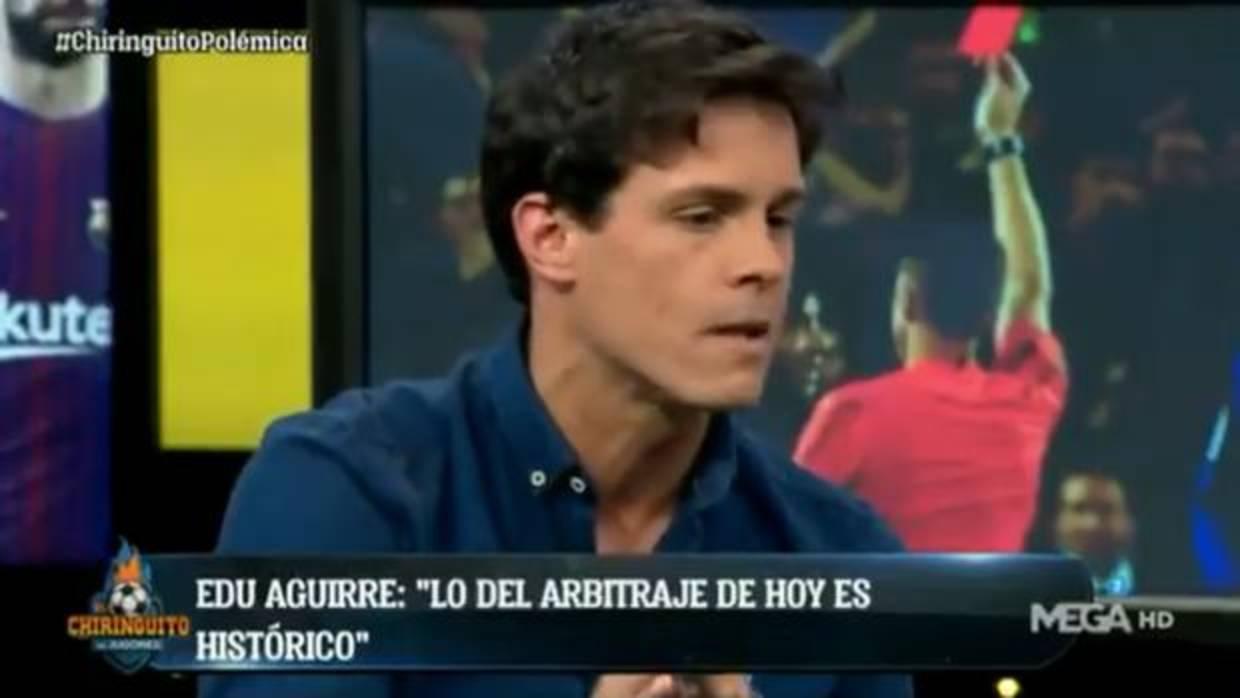 Edu Aguirre, colaborador de «El chiringuito», critica a Hernández Hernández