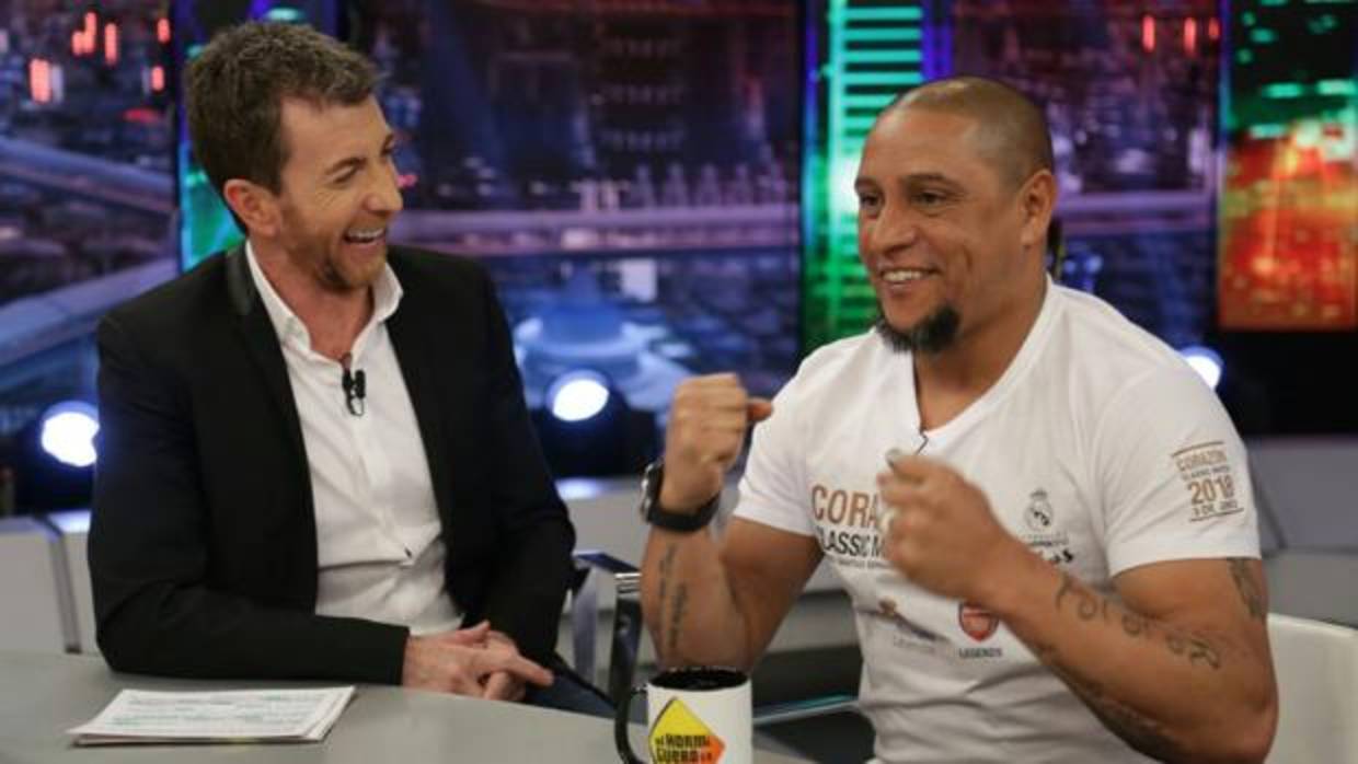 Roberto Carlos, en el plató de «El Hormiguero»