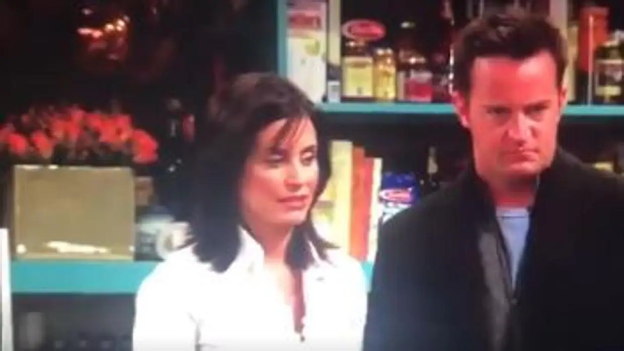 Mónica y Chandler en «Friends»