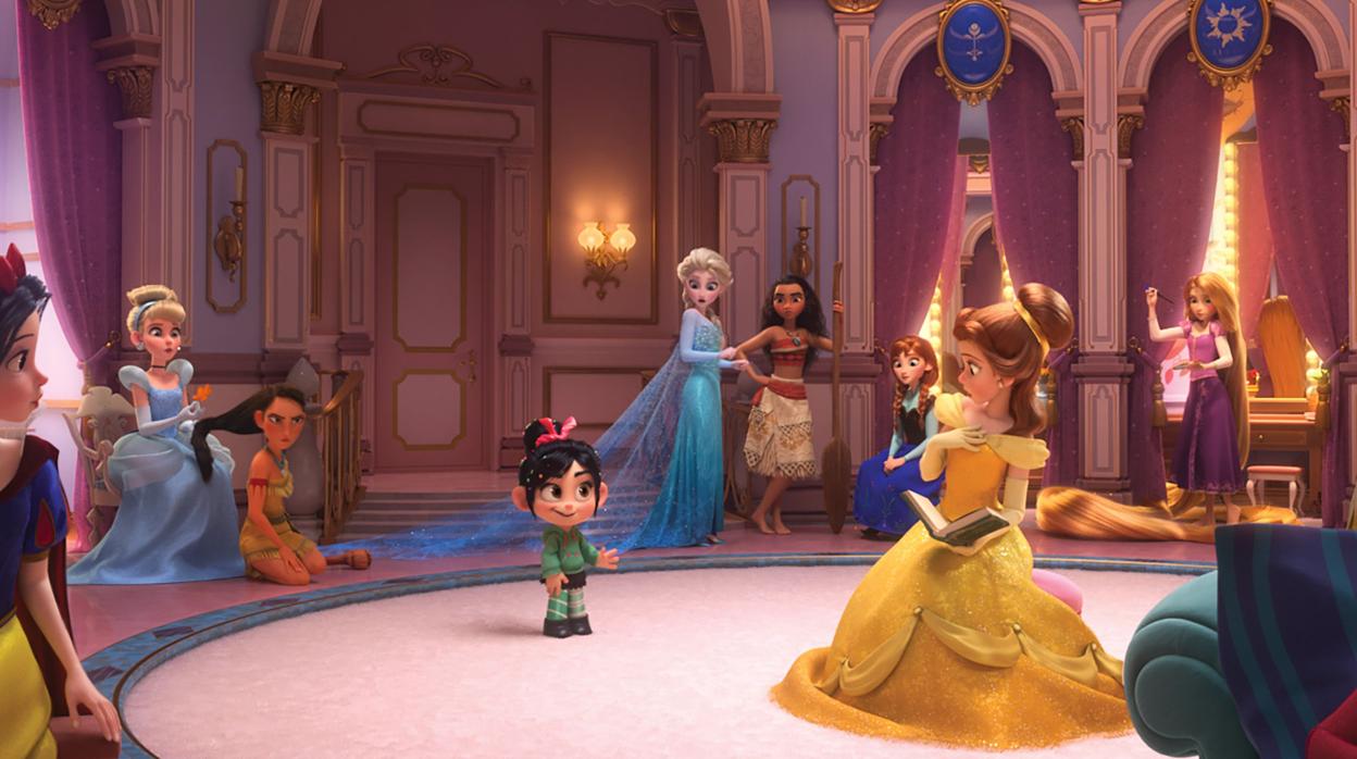 Disney se burla de sus propias princesas en «Ralph rompe Internet»