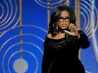 Oprah Winfrey durante su discurso en la última edición de los Globos de Oro