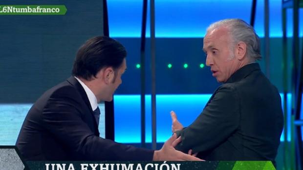 La bronca entre Eduardo Inda e Iñaki López en «La Sexta Noche»
