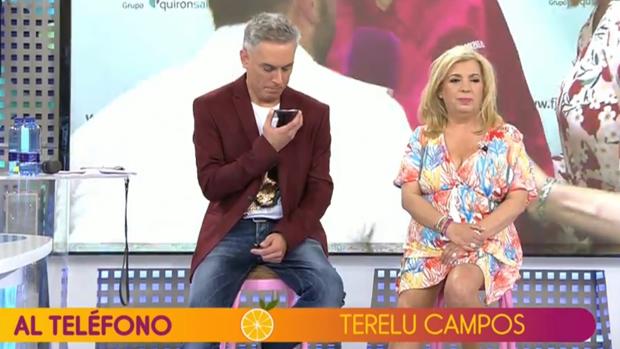 Terelu Campos llama a «Sálvame» tras recibir el alta