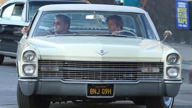 «Once Upon A Time In Hollywood»: nuevas imágenes de Brad Pitt y Leonardo DiCaprio durante el rodaje