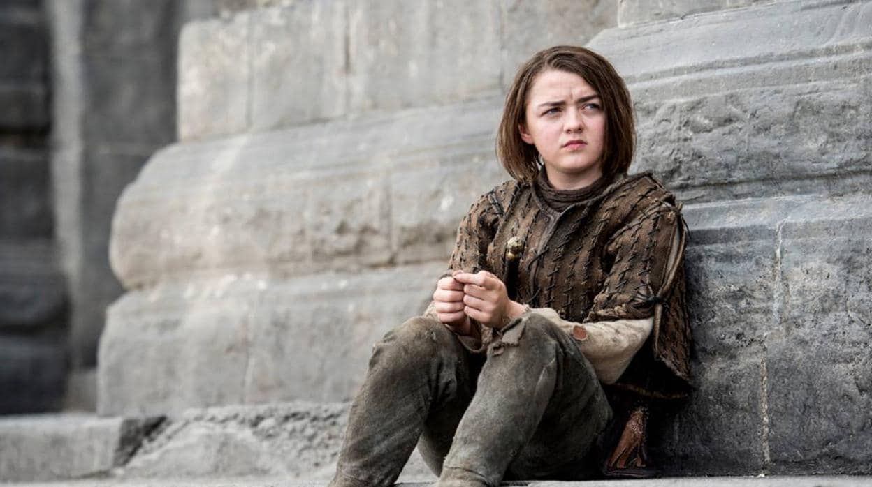 Maisie Williams interpreta a Arya Stark en «Juego de Tronos»