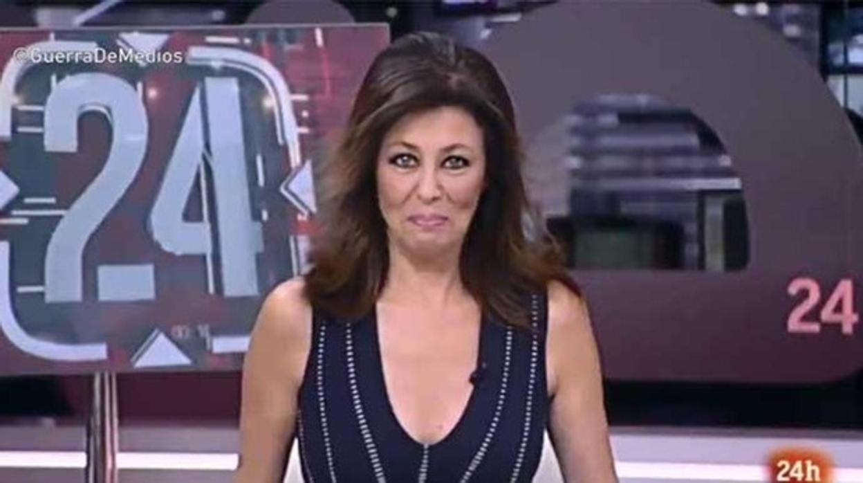 Beatriz Pérez Aranda, presentadora del canal 24 horas