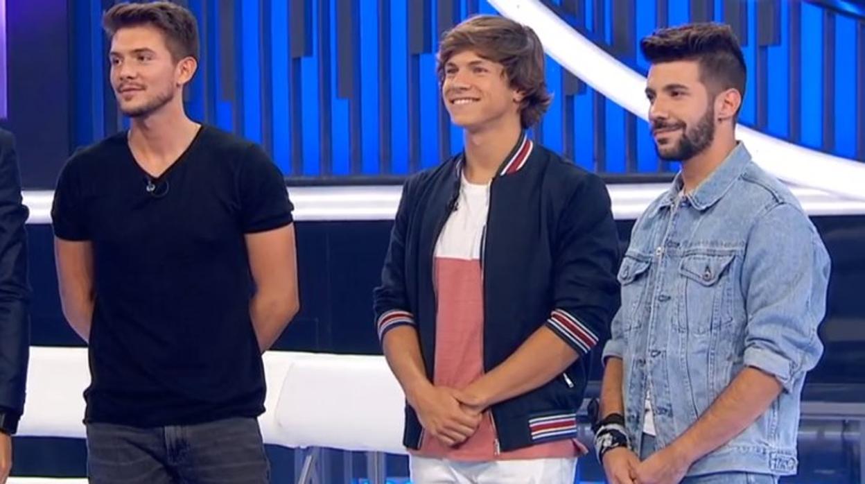 Carlos Right, Luis Mas y Rodrigo, en «OT 2018»